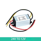 DC DC Buck Model Converter 24V to 12V 1A-5A  60W Converter Step Down 24V 12V 2A 24W Waterproof Module Waterproof Dustproof CE