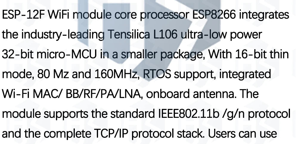 ESP8266 ESP-01 ESP-01S ESP-07 ESP-12 ESP-12E ESP-12F  ESP-07SWIFI wireless module wireless transceiver For arduino