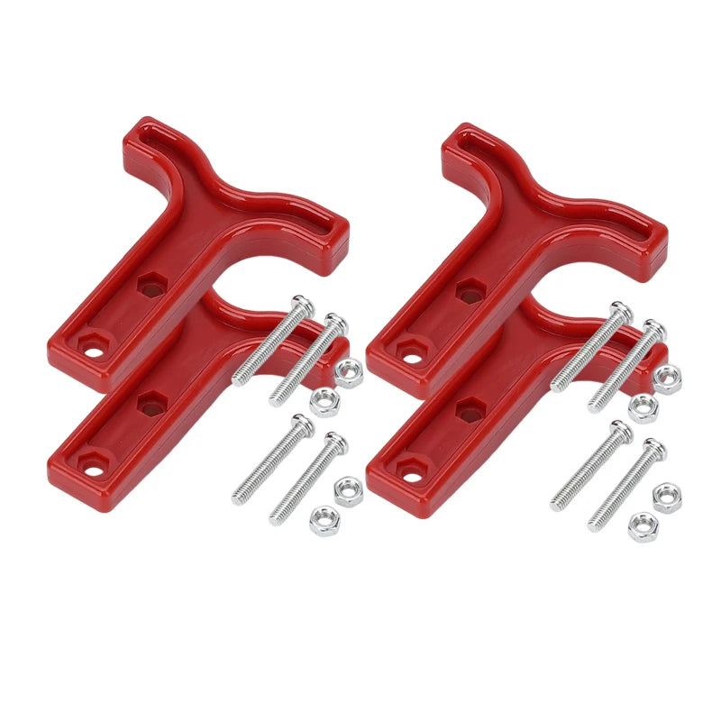For Anderson Plug Pull Handle Caravan Solar Battery Quick Disconnect Connector Safe Release T Handle Red Gray Auto Accessories