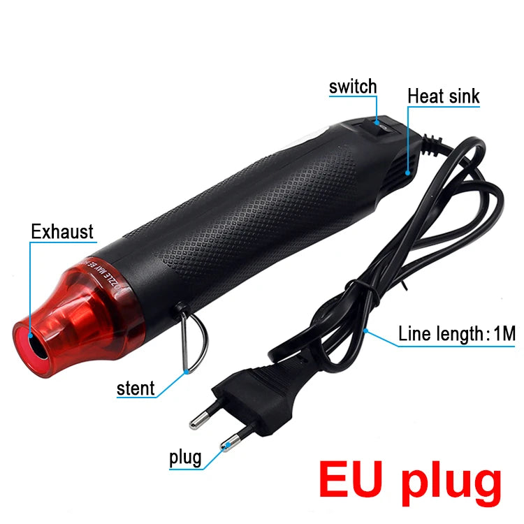 640/250PCS Waterproof Heat Shrink Butt Crimp Terminals Solder Seal Electrical Wire Cable Splice Terminal Kit with Hot Air Gun