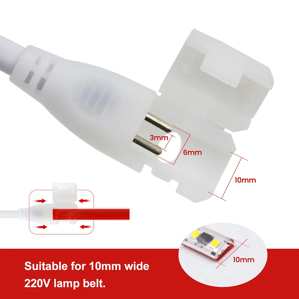 AC 2835 Led Strip Lights Dimmable 220V 230V 120 LEDs/m 0.5m 1m 2m 5m 10m 20m 50m Waterproof High Brightness Diode Tape Adhesive