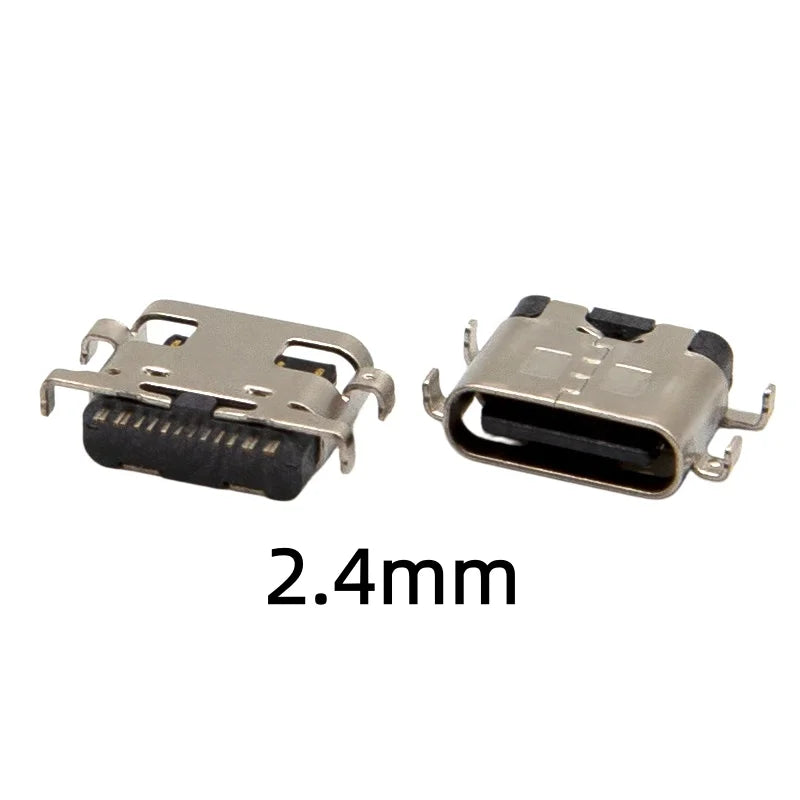 USB 3.1 Type C 12Pin 16Pin Female Socket PCB Solder Connector High Current Fast Charging Port Jack SMD SMT DIY Type-C Adapter