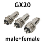 GX12 GX16 GX20 2/3/4/5/6/7/8/9/10 Pin Male Female Butting Wire Cable Circular Aviation Socket Plug Panel Connector Dropshipping