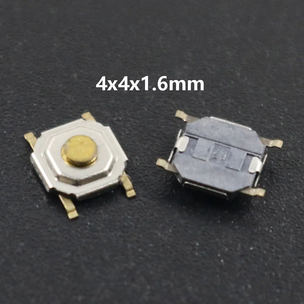 10Pcs/Lot Touch Tact Waterproof Switch Kit 4x4/5x5/4.5x4.5 SMT Micro Tactile Push Button Touch Switch 4 Pin LCD Monitor Repair ﻿