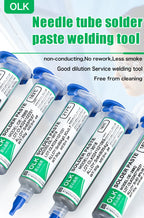 OLK Sn63Pb37 Solder Paste, Flux,Sn99.3cu0.7 Lead-Free Solder Paste Free Cleaning Is Widely Used In All Kinds Of Soldering
