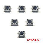 20/50/100pcs Push Button Switch 6*6*4.5/6*6*6.5 Tact Switch Tactile 6x6x4.5/6x6x6.5 SMD SMT Height Is 4.5mm 6.5mm