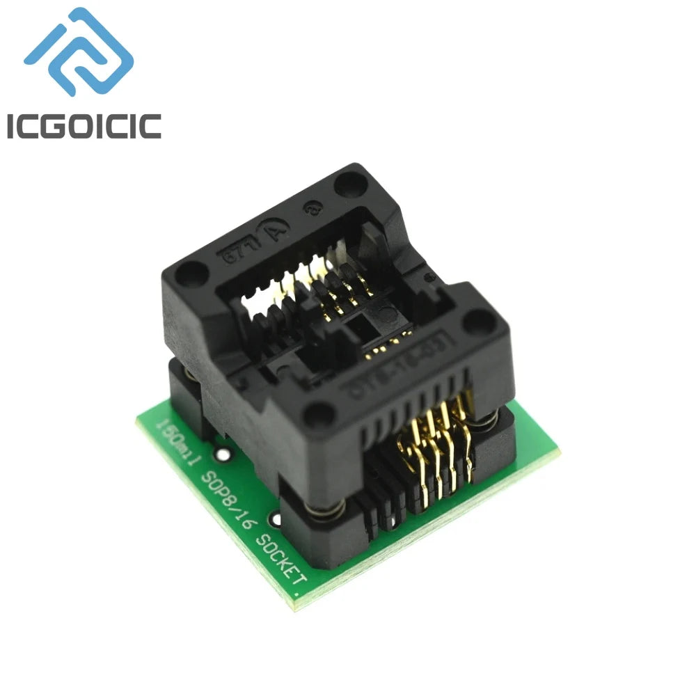 150Mile 200 Mile SO8 SOP8 To DIP8 EZ Programmer Adapter Socket Converter Module For EZP2010 EZP2013 CH341A