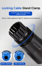SP13 Connector Waterproof IP68 2pin 3pin 4pin 5pin 6pin 7pin Docking Male Plug Female Socket Cable Plug and Socket Connectors