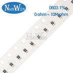 5000pcs/Lot 0603 1% resistor 0R-10M 1K 2.2K 3.3K 4.7K 10K 22K 47K 100K 220K 470K 0 0.1 0.22 1 10 22 47 100 220 330 470 ohm 0.1W