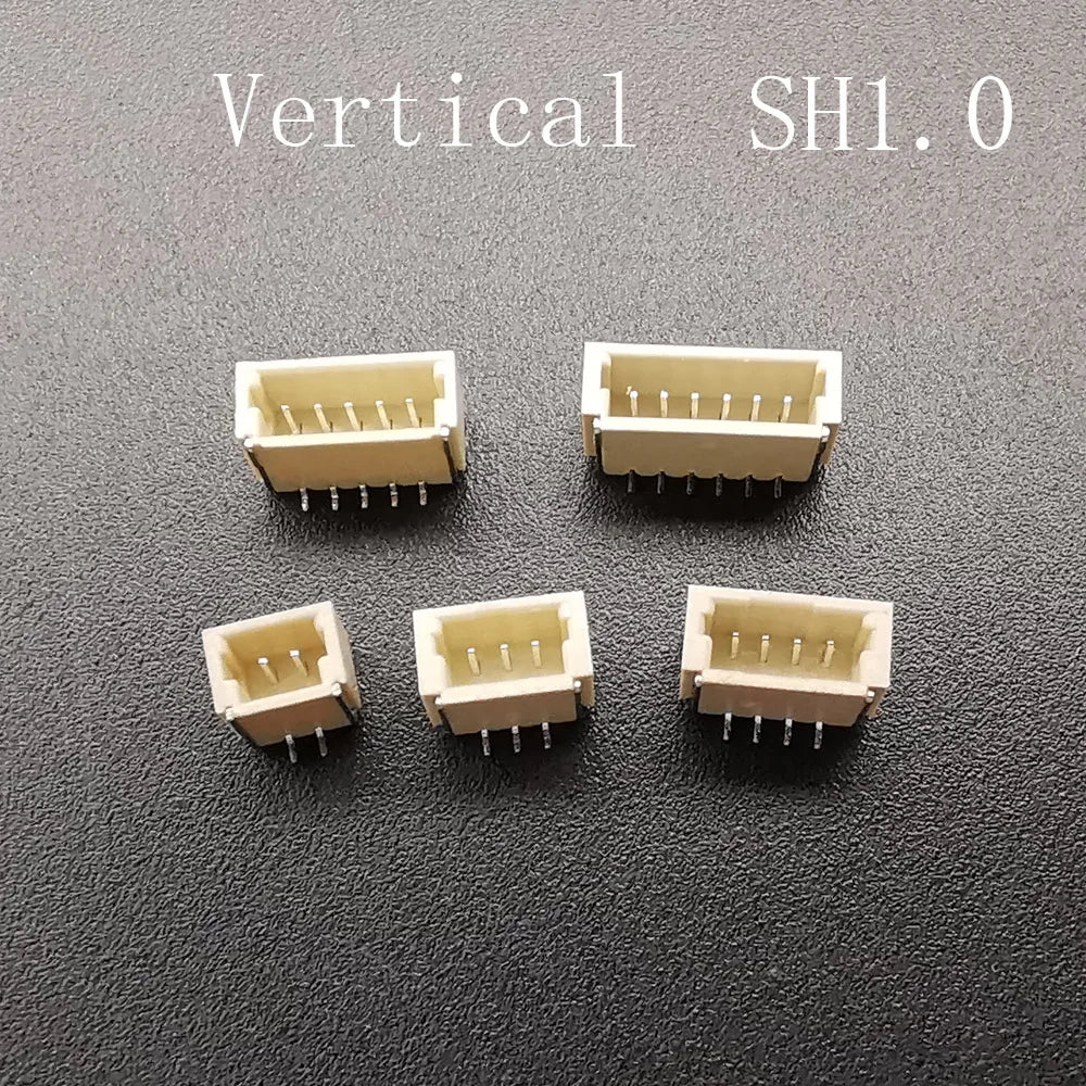 10Pcs PH 2.0 /XH 2.54 /ZH 1.5 /JST 1.25mm /SH 1.0mm Horizontal / Vertical Male Pin Plug Housing SMD Connector 2/3/4/5/6 Pin