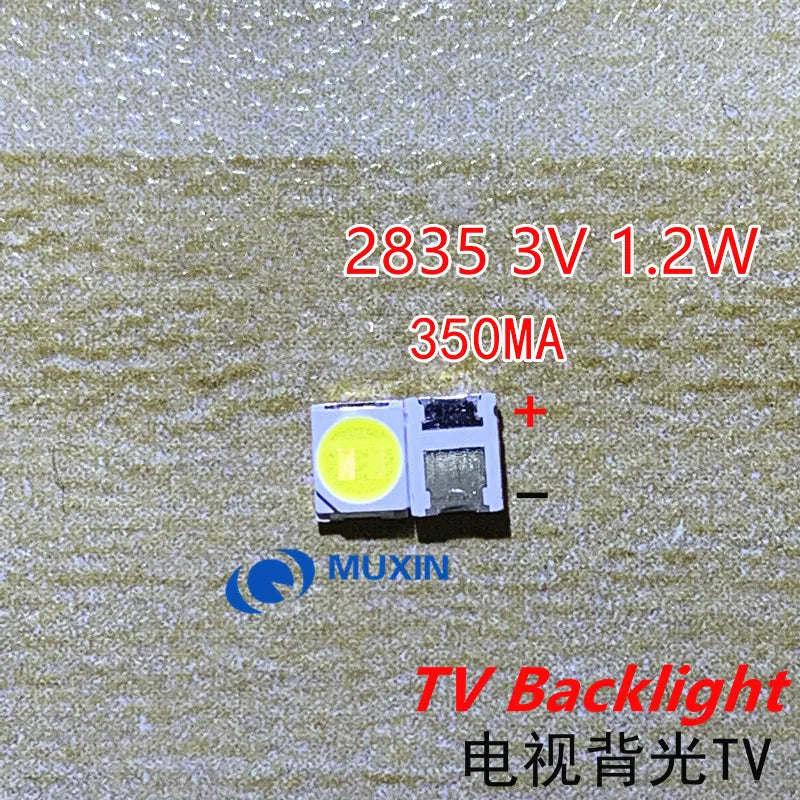 1000PCS Original Lo-D 2835 3528 1210 3V 1.2-2W SMD LED For Repair TV Backlight Cold white LCD Backlight LED