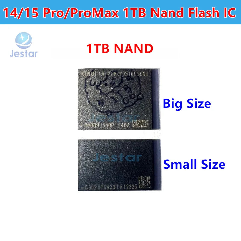 256G 512GB  512G 128GB 1TB HDD Storage Nand Flash IC Chipset  For iPhone 14 15 16 17 Series Pro Max Plus SE3 For iPad AIR5 10.9