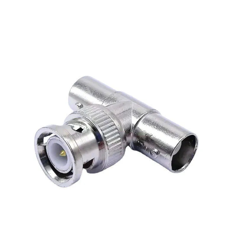 2/5/10pcs BNC T-type Connector Adapter Splitter Coupler 1 BNC Male To 2 BNC Female Video CCTV Jack Plug Transmission Cables C5
