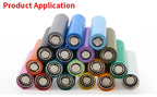 20/100/500pcs 18650 PVC Heat Shrink Wrap Pre-cut Insulated Wrapping Sleeving Shrinkable Heat-shrink Tubing Battery Film Case