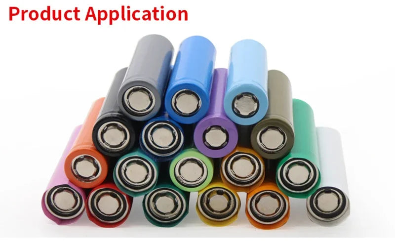 20/100/500pcs 18650 PVC Heat Shrink Wrap Pre-cut Insulated Wrapping Sleeving Shrinkable Heat-shrink Tubing Battery Film Case