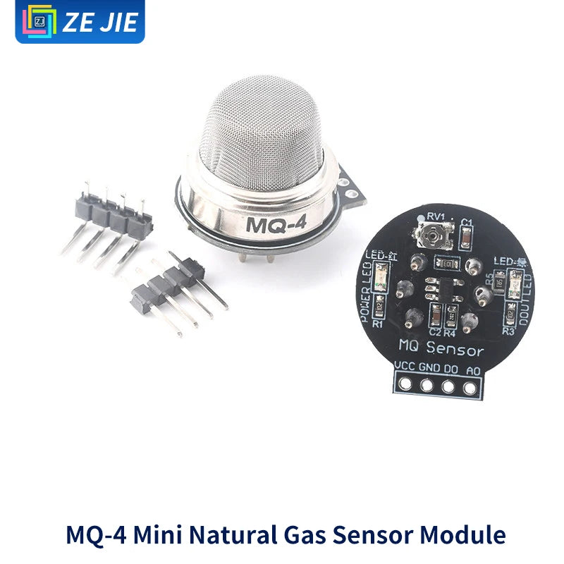 Smoke Gas Sensor Module MQ‑2/3/4/5/6/7/8/9/131/135/136/137, Alcohol Detection