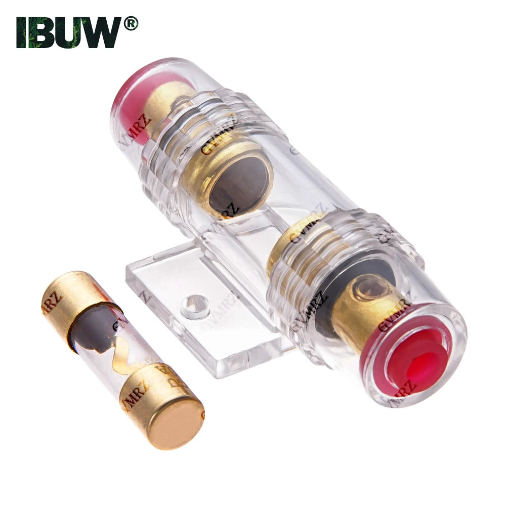 1Set 70A 80A AGU 10*38MM Fuse & Holder Car Audio Refit Fuse Holder Car Stereo Audio Circuit Breaker Inline 30A 40A 50A 60A 100A