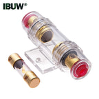 1Set 70A 80A AGU 10*38MM Fuse & Holder Car Audio Refit Fuse Holder Car Stereo Audio Circuit Breaker Inline 30A 40A 50A 60A 100A