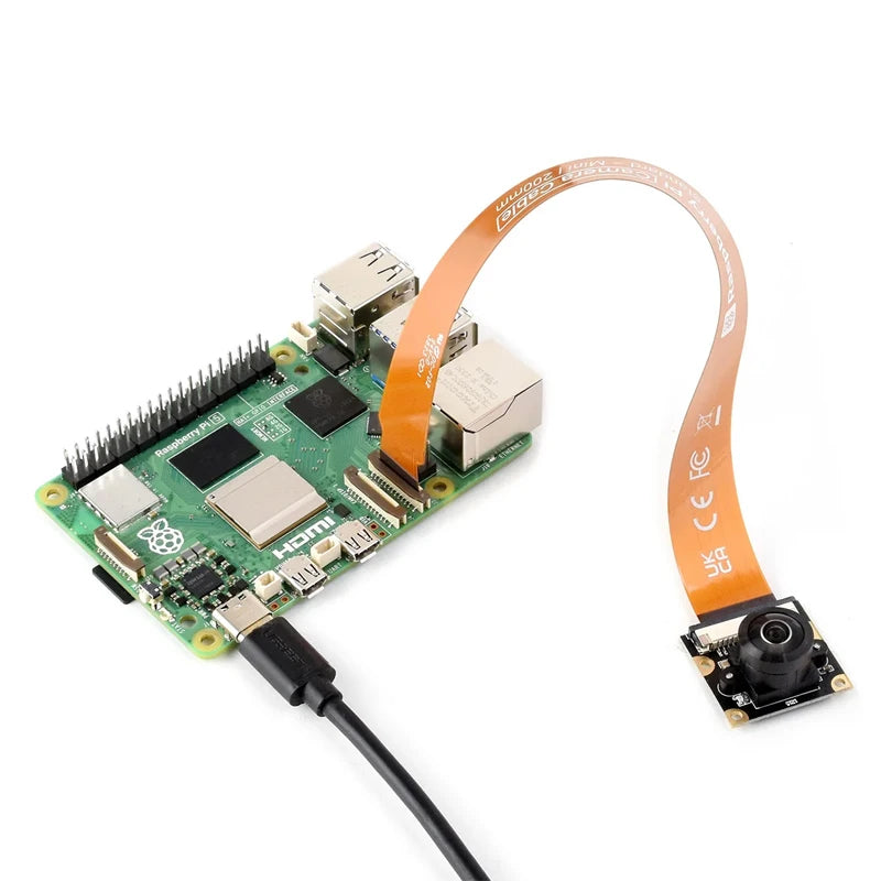 Official Raspberry Pi 5 Camera Flexible Flat Cable 22Pin to 15 Pin CSI Cable for RPi 5 200mm