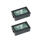 Mini Digital Hygrometer Gauge Thermometer, LCD Temperature Humidity Meter for Humidors Greenhouse Jars Grow Tent Box Garden