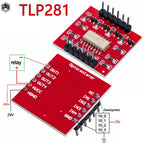 TLP281 4 CH 4-Channel Opto-isolator IC Module For Arduino Expansion Board High And Low Level Optocoupler Isolation 4 Channel