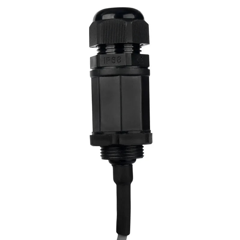 IP68 RJ45 Network Connector with LAN Wire M20 Waterproof Ethernet Retardant Terminal Connectors Quickly RJ45 Panel Plugs with DC