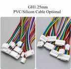 10pcs Micro GH1.25 Silicon/PVC 2P 3P 4P 5P 6pin wt Latch 20cm Single End Male Plug Housing Termianl Wire Cable Connector