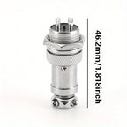 2 Sets  Male + Female GX16 Aviation Connector Plugs,2P/3P/4P/5P/6P/7P/8P/9P/10P Configurations Ideal