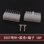 5Sets Molex 4.2mm Automotive Wire Connectors Plug 5557 Series RA Wafer Female Terminal 2-24P Housing for Electrical Wiring