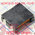 5PCS original ACM1513 551 common mode filter 550Ω @ 100MHz 50V 10A SMD,  15x13mm ACM1513-551-2PL-TLHF CMC 2LN 550 OHM