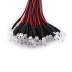50PCS Colorful DC 5-12V LED Diodes 5mm White Red Blue Green LED Lights Small LED Lamps DIY Lighting