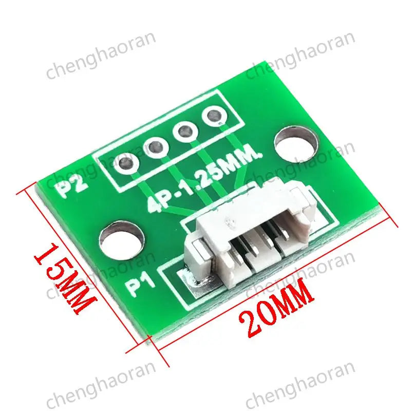 1/2/5/10pcs 1.25MM Pitch 4/6/8/10/12 FPC/FFC Adapter Connector 1.25 to 2.54 Circuit Board Horizontal Terminal Socket Test Board