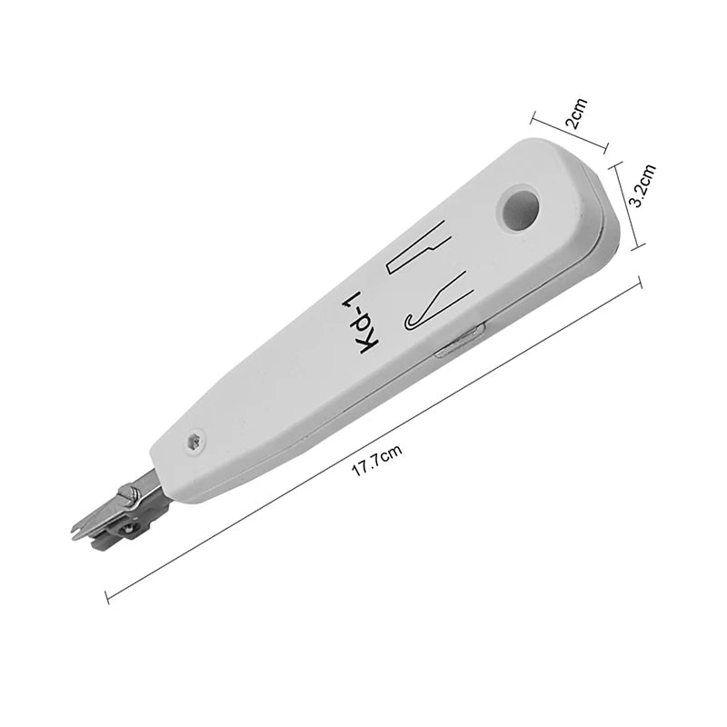 Multifunctional Wire Stripping Strippe RJ11 RJ45 LAN Telecom Phone Cable Punch Down Network Tool Kit Crimping Punch Tool Kd-1
