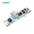 DC 12V 30W 3A Capacitive Touch Sensor Switch Coil Spring Switch LED Dimmer Control Switch 9-24V for Smart Home LED Light Strip