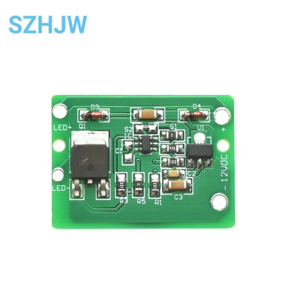 1-50PCS TTP223 Capacitive Touch Switch with Relay 6-20V 3A for Car LED Mirror Light Arduino Control