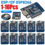 1-10pcs Type-C D1 Mini NodeMcu ESP8266 ESP-12F Mini NodeMCU Lua 4M Bytes WiFi Module Wireless WiFi Module for Arduino