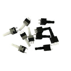 10pcs Free shopping 8.5*8.5 mm 6 Pin Mini Self-locking/Momentary Push Button Switch DIP DPDT Multimeter switch