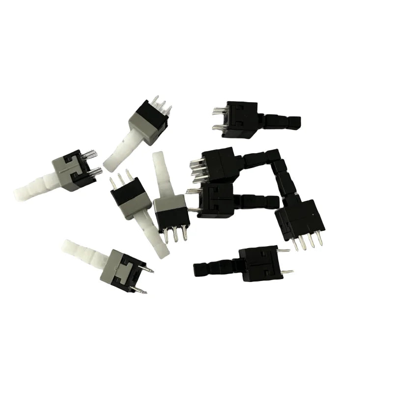 10pcs Free shopping 8.5*8.5 mm 6 Pin Mini Self-locking/Momentary Push Button Switch DIP DPDT Multimeter switch