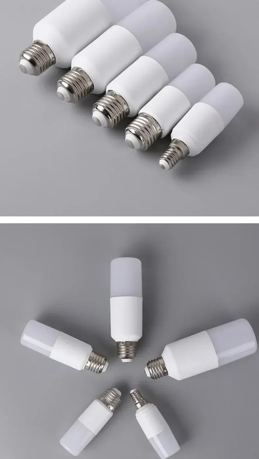 10~1PCS E27 Light Bulb 3-year Warranty 20W 10W White Light LED Cylindrical Corn Bulb AC 220V LED Lamp Home Decoration Chandelier