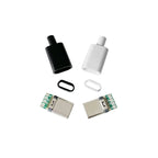 5/10Pcs TYPE C USB 3.1 24 Pin Male Plug Welding Connector Adapter with Housing Charging Plugs Data Cable Accessories Repair
