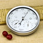 ABJN-Portable Digital Indoor Hygrometer Weather Thermometer Barometer Wall Hanging For Home Decor 132MM Use