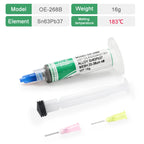 OLK Sn63Pb37 Solder Paste, Flux,Sn99.3cu0.7 Lead-Free Solder Paste Free Cleaning Is Widely Used In All Kinds Of Soldering