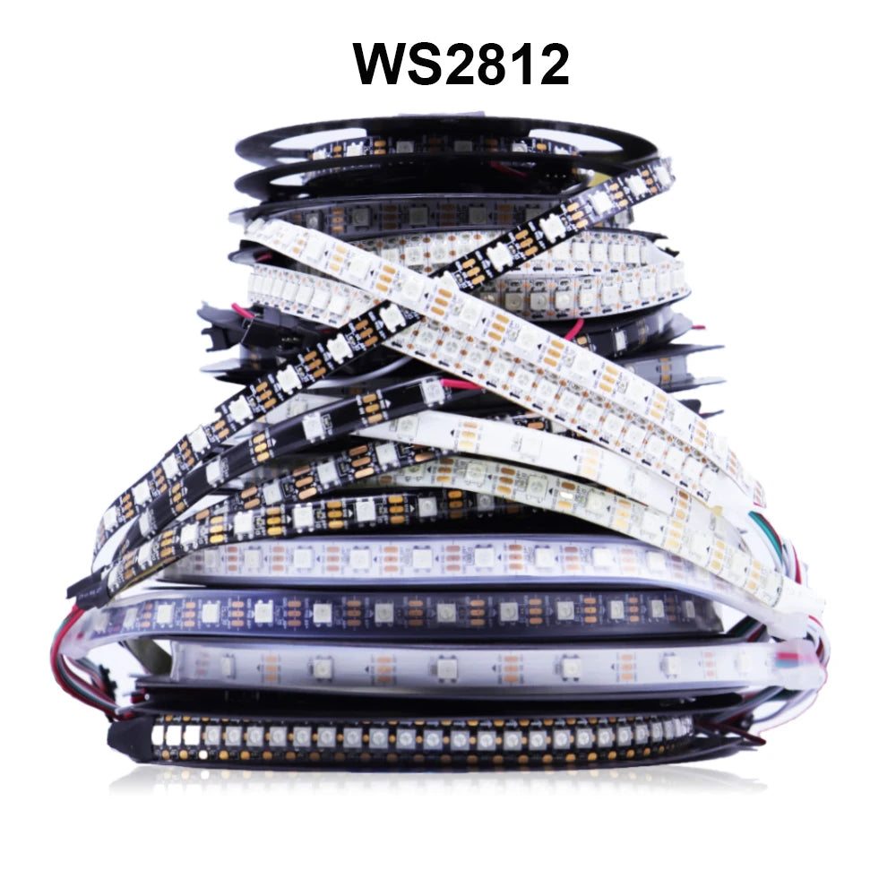 WS2812B WS2811 WS2813 WS2815 RGB LED Strip WS2812 Individually Addressable 30/60/144pixels/Leds/M Tape Light IP30/65/67 DC5V/12V