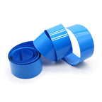 18650 Lithium Battery Heat Shrink Tube Width 17mm ~ 200mm Blue PVC Wrap Cover Skin Cable Protector Sleeve Lithium Film Case