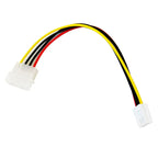 4 Pin Molex IDE Male To 4P ATA Female Power Supply Cable To Floppy Drive Adapter Computer PC Floppy Drive Connector Cord PSU 1PC