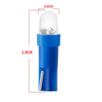 10pcs T5 B8.5d LED Car Interior Lights Instrument Panels Bulbs Low Power 5050 SMD Automobile Dashboard Switch Lamp 12V Luces