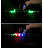 Car Emergency Light Solar RGB Car Strobe Warning Lights Multifunction Decoration Anti-Collision Night Driving Safety Lamp