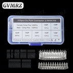 310PCS/BOX 2.54mm Male+Female Dupont Wire Jumper Line Cable 1/2/3/4/5/6/8 Pin Header Connector Housing Electronic DIY Kit 310Pcs