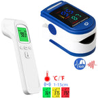 Medical Thermometer Test Kit LED Display Digital Oximeter or Non-Contact Thermometer For Baby Adult Mini