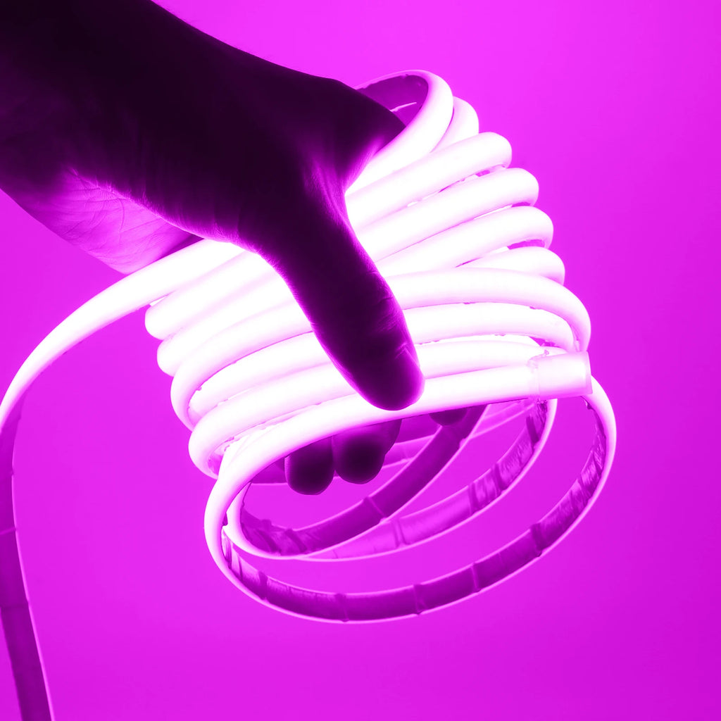 IP68 Waterproof COB LED Strip Light 12V 24V Flexible LED Neon Tape 320LEDs/m High Density Linear Light Outdoor Swimming Pool